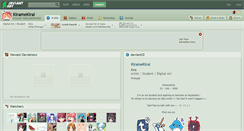 Desktop Screenshot of kiramekirai.deviantart.com