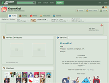 Tablet Screenshot of kiramekirai.deviantart.com