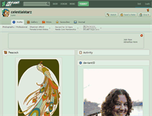 Tablet Screenshot of celestialstarz.deviantart.com