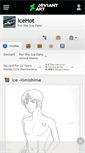 Mobile Screenshot of icehot.deviantart.com