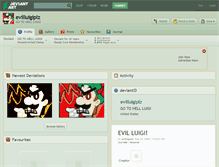 Tablet Screenshot of evilluigiplz.deviantart.com