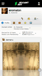 Mobile Screenshot of anomalon.deviantart.com