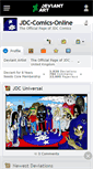 Mobile Screenshot of jdc-comics-online.deviantart.com