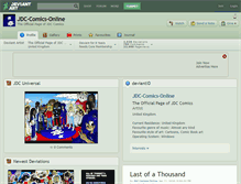 Tablet Screenshot of jdc-comics-online.deviantart.com