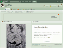 Tablet Screenshot of desertviper.deviantart.com