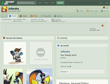 Tablet Screenshot of jopereira.deviantart.com