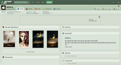 Desktop Screenshot of non14.deviantart.com