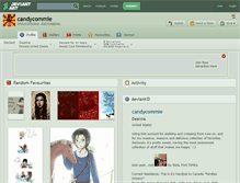 Tablet Screenshot of candycommie.deviantart.com