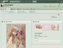 Tablet Screenshot of charmingdoll.deviantart.com