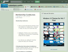 Tablet Screenshot of customizers-world.deviantart.com