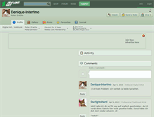 Tablet Screenshot of denique-interimo.deviantart.com