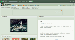 Desktop Screenshot of laurasmuse.deviantart.com