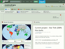 Tablet Screenshot of analyticalengine.deviantart.com