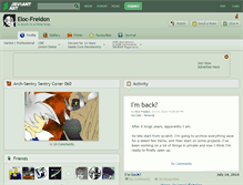 Tablet Screenshot of eloc-freidon.deviantart.com