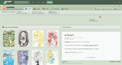 Desktop Screenshot of kyahaku.deviantart.com