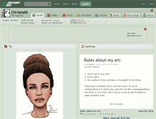 Tablet Screenshot of chi-tenshi.deviantart.com