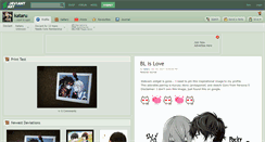 Desktop Screenshot of kataru.deviantart.com