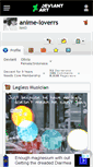 Mobile Screenshot of anime-loverrs.deviantart.com