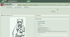 Desktop Screenshot of inu-club-yasha.deviantart.com