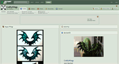 Desktop Screenshot of craftywingy.deviantart.com
