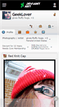 Mobile Screenshot of geeklover.deviantart.com