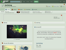 Tablet Screenshot of joorteloog.deviantart.com