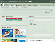 Tablet Screenshot of dipri.deviantart.com