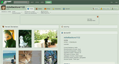 Desktop Screenshot of nickelbackluva1122.deviantart.com