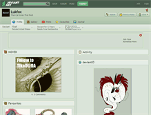 Tablet Screenshot of lukfox.deviantart.com