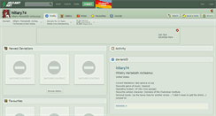 Desktop Screenshot of hiliary74.deviantart.com