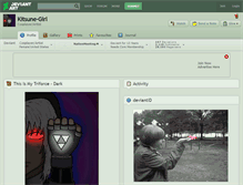 Tablet Screenshot of kitsune-girl.deviantart.com