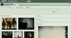 Desktop Screenshot of demented-rocker.deviantart.com