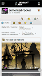 Mobile Screenshot of demented-rocker.deviantart.com