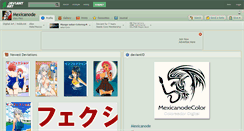 Desktop Screenshot of mexicanode.deviantart.com