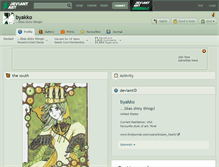 Tablet Screenshot of byakko.deviantart.com