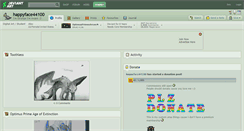 Desktop Screenshot of happyface44100.deviantart.com