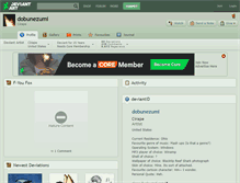 Tablet Screenshot of dobunezumi.deviantart.com