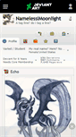 Mobile Screenshot of namelessimoonlight.deviantart.com