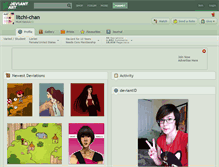 Tablet Screenshot of litchi-chan.deviantart.com