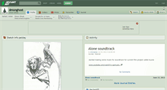 Desktop Screenshot of dmonghost.deviantart.com