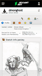Mobile Screenshot of dmonghost.deviantart.com