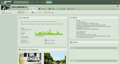 Desktop Screenshot of coolcarsonly.deviantart.com