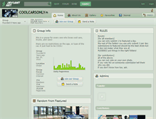 Tablet Screenshot of coolcarsonly.deviantart.com