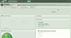 Desktop Screenshot of ohnoahplz.deviantart.com