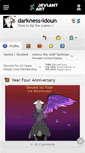 Mobile Screenshot of darkness-idoun.deviantart.com