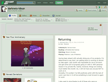 Tablet Screenshot of darkness-idoun.deviantart.com