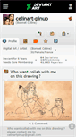Mobile Screenshot of celinart-pinup.deviantart.com