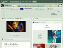 Tablet Screenshot of kaelynna.deviantart.com