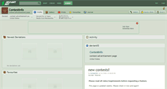 Desktop Screenshot of contestinfo.deviantart.com