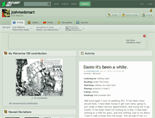 Tablet Screenshot of joshmedorsart.deviantart.com